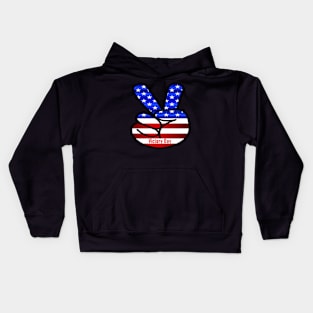 Victory Day Flag usa Kids Hoodie